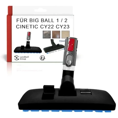 Afbeelding van Maxorado combimondstuk geschikt voor Dyson Big Ball 1 2 Cinetic CY22 CY23 vloermondstuk opzetstuk compatibel met reserveonderdeel uw stofzuiger stofzuigerborstel borstel combinatieopzetstuk