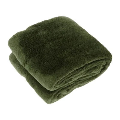 Afbeelding van Unique Living Justin plaid 150x200cm deep green