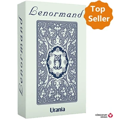 Afbeelding van Lenormand Orakelkarten blaue Eule
