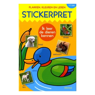 Afbeelding van Stickerpret Ik Leer De Dieren Kennen 3 5 Jaar