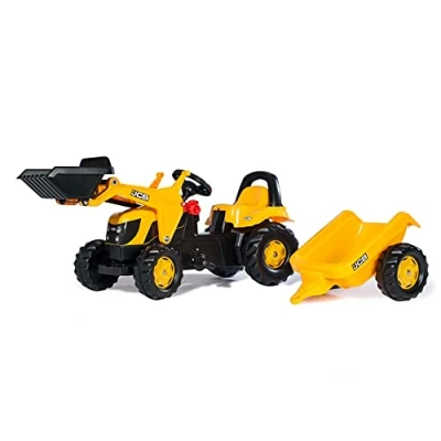Afbeelding van Rolly toys Traptractor RollyKid JCB junior geel/zwart