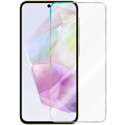 Afbeelding van Cadorabo 3x Screenprotector geschikt voor Samsung A35 Beschermende Pantser Film in Getemperd (Tempered) Display beschermend glas 9H hardheid met 3D Touch