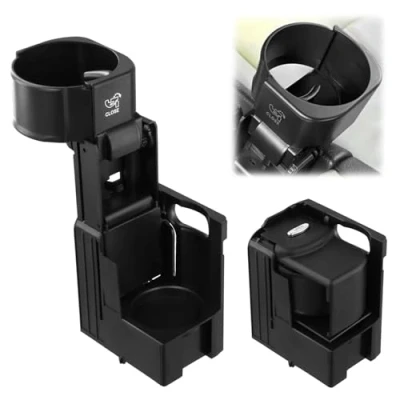 Afbeelding van QWORK® Bekerhouder voor middenconsole in de auto, bekerhouder, compatibel met E klasse W211 S211 CLS C219 OEM A2116800014