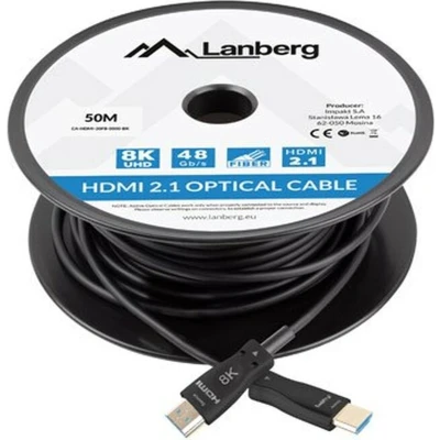 Afbeelding van HDMI Kabel Lanberg CA 30FB 0500 BK 50 m