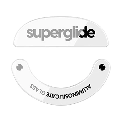 Afbeelding van Superglide Muispads van glas, ultrasterk, ultrasnel, glad en duurzaam voor Pulsar X2 (wit)