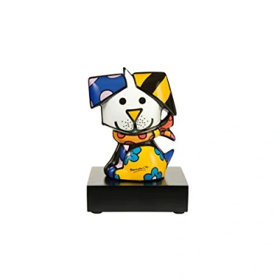Afbeelding van Goebel Romero Britto Decoratief beeld / figuur Coco 13 Porselein Pop Art 13cm