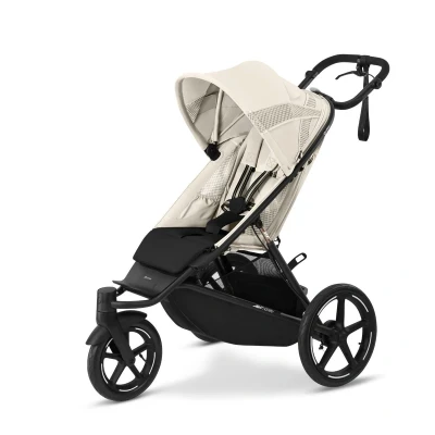 Afbeelding van Cybex Avi Spin Black frame Seashell beige light