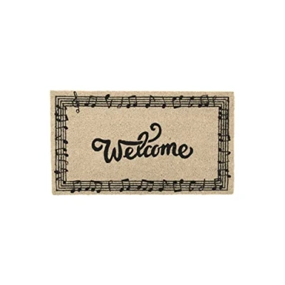 Afbeelding van Fisura Deurmat Welcome 70 X 40 Cm Kokosvezel Naturel/zwart