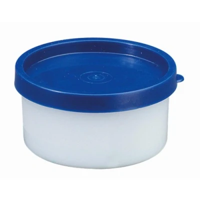 Afbeelding van Westmark 4 kruiden /kruidenpotjes, deksel inbegrepen, volume: ca. 100 ml, stapelbaar, kunststof, trio, kleur: transparant/blauw, 25742270