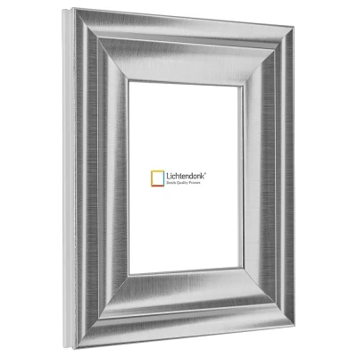 Afbeelding van Fotolijst Hout Zilver 10x15 cm