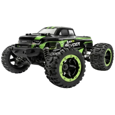 Afbeelding van Blackzon Slyder MT 1/16 Groen Brushed 1:16 RC auto Elektro Monstertruck 4WD RTR 2,4 GHz