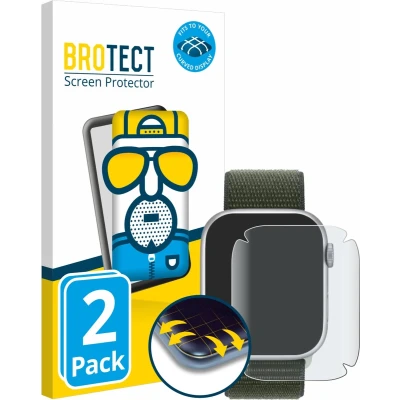 Afbeelding van BROTECT Volledige dekking Pellicola Opaca, Smartwatch beschermfolie, Grijs