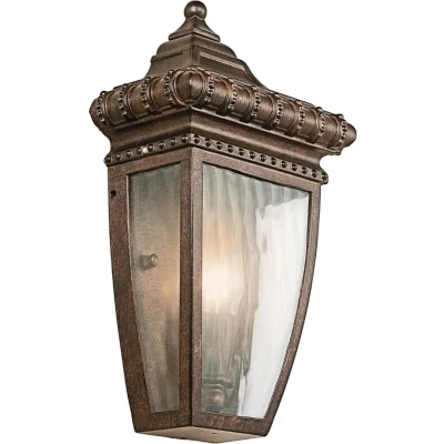 Afbeelding van Bohemian Wandlamp Steady Lighting Metaal E14 L: 9.5cm Voor Buiten Woonkamer Eetkamer Brons