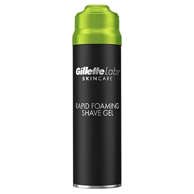 Image de GilletteLabs Gel À Raser Pour une Mousse Rapide, Homme, Rasage confortable, Précision et Rapidité de un Optimal, 1x198ml