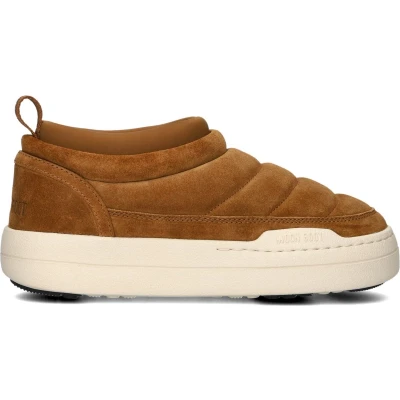 Afbeelding van Moon Boot PARK Unisex Korte laarzen, Maat: 44, Cognac Veloursleer