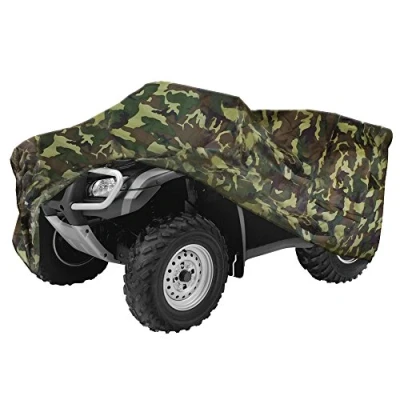 Afbeelding van ANFTOP ATV Beschermhoes voor buiten, quad, afdekzeil, camping, MTB, motorfiets, waterdicht, uv bescherming, 210D, camouflage, 210 x 120 115 cm