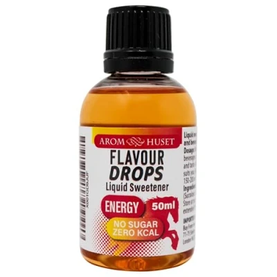 Afbeelding van Flavour Drops Sweet Energy zonder suiker, 50 ml, smaakdruppels calorieën, vloeibaar aroma, smaakverbetering, aromatdruppels, voor koken, bakken en mengen, lactosevrij, glutenvrij veganistisch