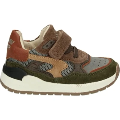 Afbeelding van Shoesme Trainer Sneakers bruin Leer Heren Maat 23