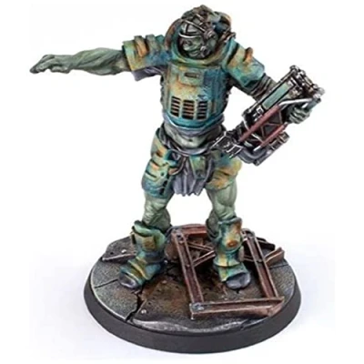 Afbeelding van Modiphius Entertainment Fallout Wasteland Warfare Super Mutants: Overlord and Fist Miniaturen Unpainted
