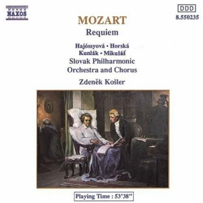 Afbeelding van Jaroslava Horska, Peter Mikulas, Slovak Philharmonic Orchestra &amp; Zdenék Kosler Mozart: Requiem (CD)