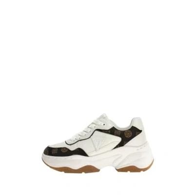 Afbeelding van Slip On Sporty Lace Up Sneakers Wo White