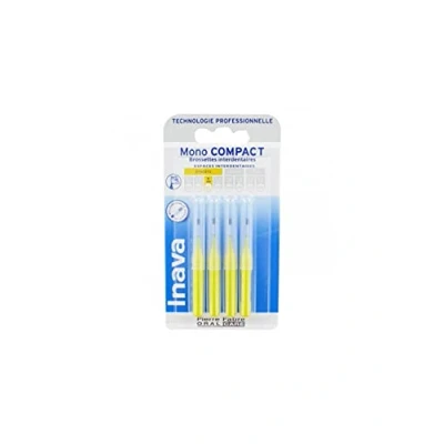 Afbeelding van Inava Mono Compact 4 Tandenborstels (Maat : ISO2 1 mm)