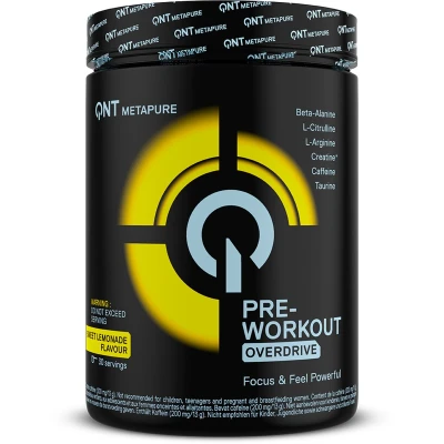 Afbeelding van QNT Pre Workout Lemon 390 gram