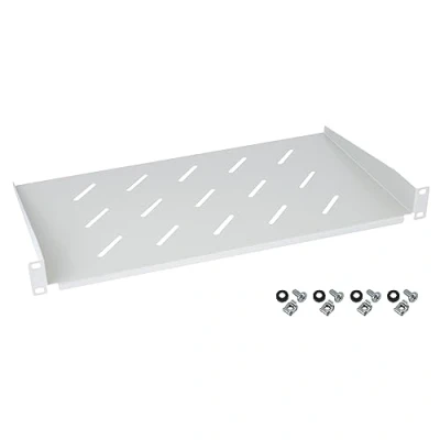 Afbeelding van HMF 65499 Tablet voor serverkast, 19 inch, 1 U, diepte 250 mm, lichtgrijs