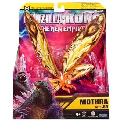 Afbeelding van MonsterVerse Godzilla x Kong The New Empire 15 cm Mothra iconische film verzamelfiguur + Mini JIA 2,5 Geschikt voor kinderen vanaf 4 jaar
