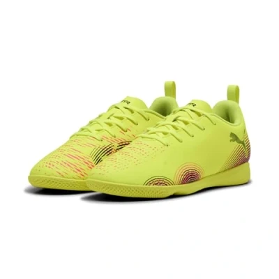 Image de PUMA FUTURE 8 PLAY IT Futsal Boots Youth, Chaussures, Jaune Alert/Noir/Sun Struck, 34.5