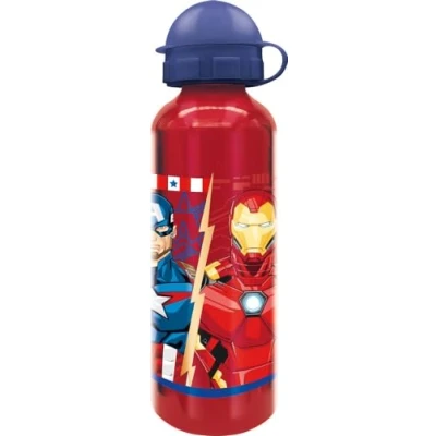 Afbeelding van Marvel Avengers 530 ml aluminium drinkfles met drinktuit en veiligheidssluiting