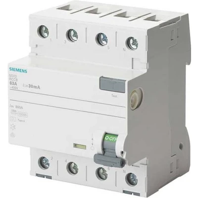 Afbeelding van Siemens 5SV36468 Dig.Industr. RCCB A 63 0.3 400 V