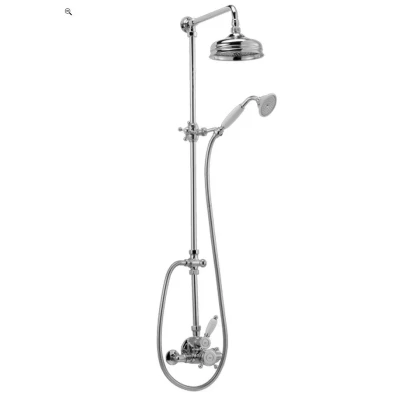 Afbeelding van Huber Victorian Thermostatische Doucheset 15cm Chroom 5698