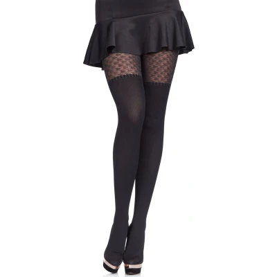 Afbeelding van Merry Style Dames Panty 60 DEN Halsterloos Polyamide MS GB 371 Zwart L