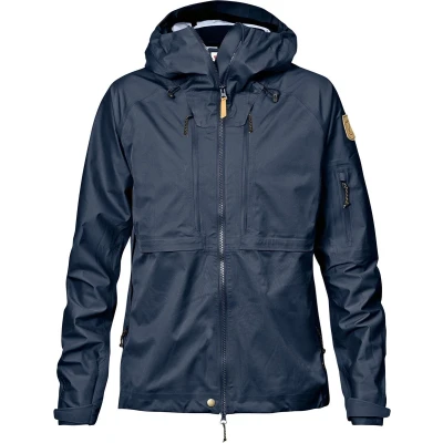 Afbeelding van Keb Eco Shell Outdoor Jack Dames Dark Navy 200 L Blauw