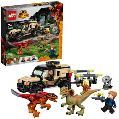 Afbeelding van Lego 76951 Jurassic World Pyroraptor &amp; Dilophosaurus Transport
