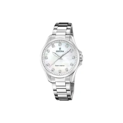 Afbeelding van Festina Analoog F20654/1, zilver, armband, zilver., armband