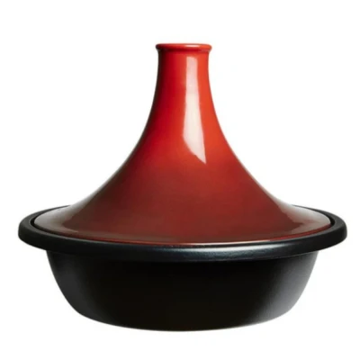 Afbeelding van Le Creuset Gietijzeren Tajines In Kersenrood 35cm 5,2l