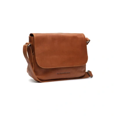 Afbeelding van Leren Schoudertas Cognac Montana voor Dames The Chesterfield Brand