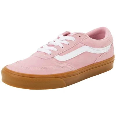 Afbeelding van Vans Dames Sneaker Brooklyn Ls Suede Gum Pink Dawn Rose Maat: 39
