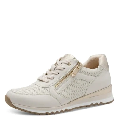 Image de MARCO TOZZI Baskets pour femme 2 23782 41, Crème dorée., 39 EU