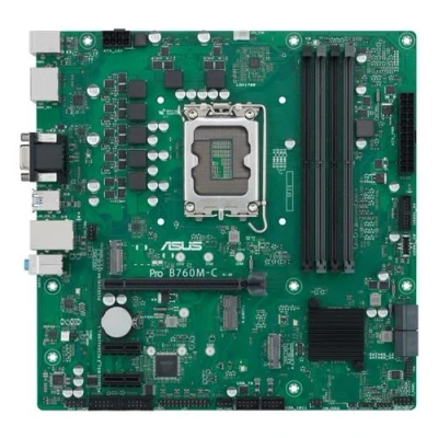 Image de ASUS Pro B760M C CSM carte mère micro ATX Socket LGA1700 B760 Chipset USB 3.2 Gen 1, 1 Gigabit LAN graphique embarquée (unité centrale requise) audio HD (8 canaux)