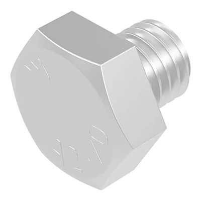Afbeelding van SECCARO 20 stuks zeskantschroeven M10 x 12 mm roestvrij staal V2A VA A2 DIN 933 / ISO 4017 buitenzeskant
