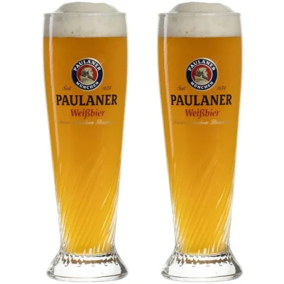 Afbeelding van Paulaner Bierglas Weizen 300 ml 2 stuks