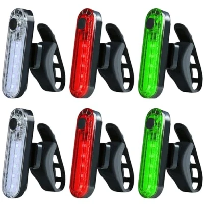 Afbeelding van GAOUTO 6 stuks led navigatielampen voor boten, USB navigatielampen, 3 soorten knippermodi, oplaadverlichting, dashboardverlichting, verkeerslichten kajak, boot, jacht