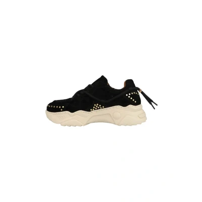 Afbeelding van DWRS Jupiter Studs Sneakers laag, Dames, Maat: 39, Black Schoenen