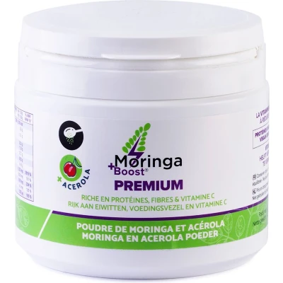 Afbeelding van Moringa+Boost Moringa &amp; Acerola PREMIUM Poeder