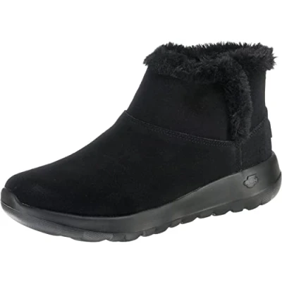 Afbeelding van Skechers ON THE GO JOY Korte laarzen, Dames, Maat: 37, Black Veloursleer