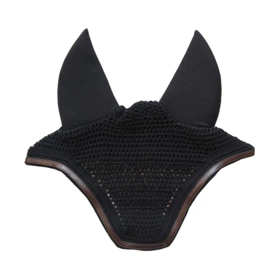 Image de Kentucky Bonnet Anti Mouches Wellington Leather Noir Full