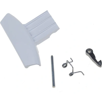 Afbeelding van Poignée de porte Whirlpool Indesit 482000023057 C00259409 compleet wit pw geschikt voor ariston